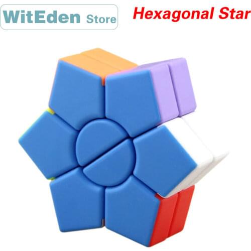 JSYouPin Hexagonal Star Darts Magic Cube Speed Twisty Puzzle Brain Teasers Intelligence Educational Toys For Children