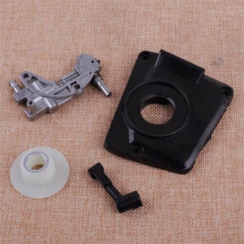 LETAOSK New Oil Pump Cover With Pipe And Worm Tool Fit For Chinese 4500 5200 45cc 52cc Chainsaw