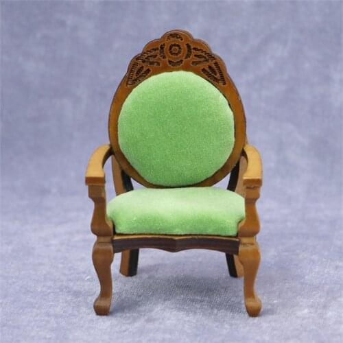 1/12 Dollhouse Miniature Chair Furniture Toys Set DIY Forest Family Kids Girls Pretend Play Furniture