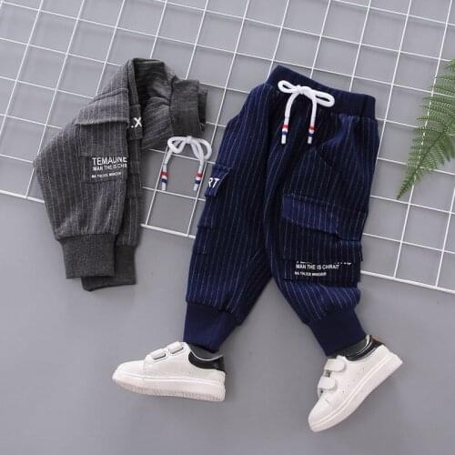 Children Boys Girls Fashion Clothes Baby Pure Cotton Leisure Sports full length Pants Kid Trousers Childrens Casual sweatpants