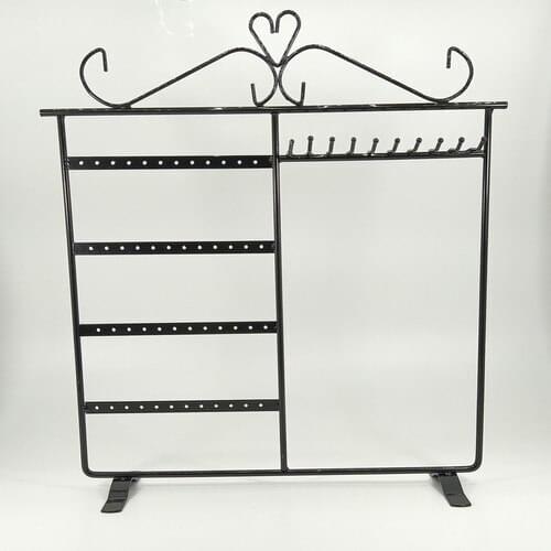 Ozer Box Metal Rectangle 48 Li Küpelik * 10 Kolyelik Black