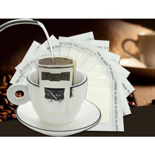 Hanging Ear Coffee Filter Bag Filter Net paper Filter Drip Type Coffee Tools Accessories Wood pulp