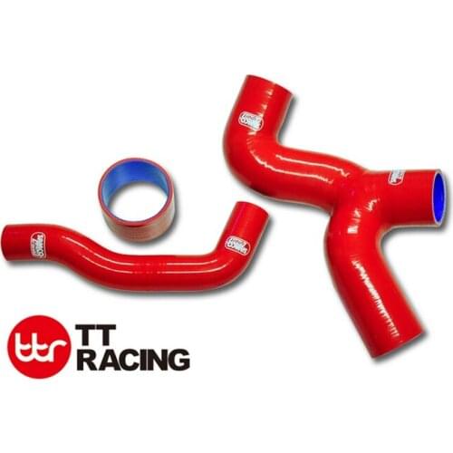 SA1866RE- Fit Subaru Impreza GC8 GDB STi Silicone Turbo Hose Kit Y-pipe 1996' - 2006 Red