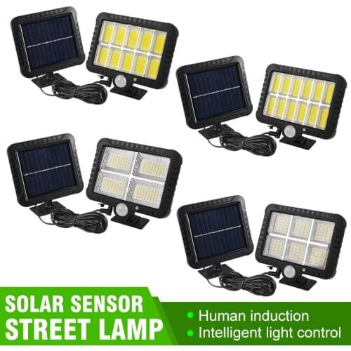 Recharge Solar Wall Light LED Solar Light Outdoor Motion Sensor Waterproof Emergency Led Light Street Garden Porch Lamp Cocina