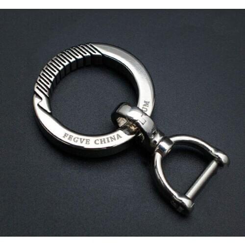 High Quality Titanium Car Key Chain Men Women Keychain Ultra Lightweight EDC Key Ring Holder Buckle Luxury Fathers Day Best Gift