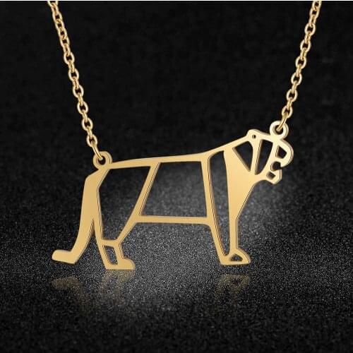 100% Stainless Steel Animal Tiger Fashion Necklace for Women Personality Jewellery Wedding Party Necklaces