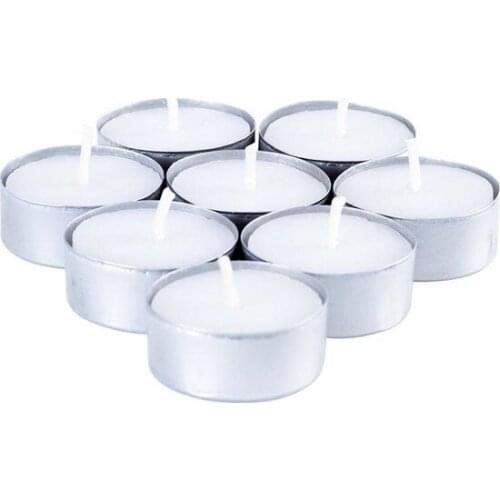 100 plain White Tealight Candle Small Round Valentine Surprise candles and scents свечи и ароматы velas y aromas