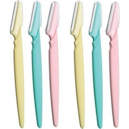 6pcs/set Simple Eyebrow Razor Women Makeup Facial Tool Eyebrow Grainer Trimmer