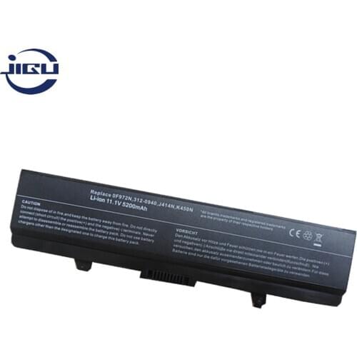 JIGU 0F972N 312-0940 J414N K450N Laptop battery for Dell Inspiron 1750