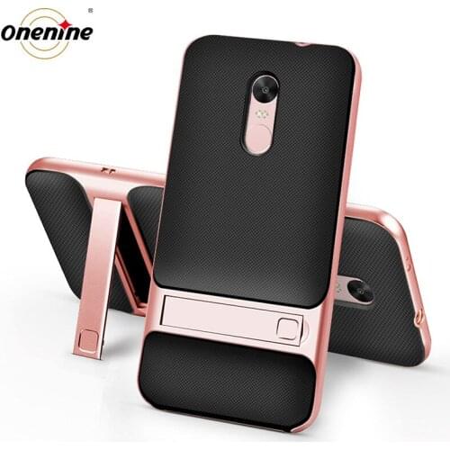 Phone Cover for Xiaomi Redmi Note 4X Case Silicone 5.5 3D Kickstand TPU Hybrid Back Cover for Xiaomi Redmi Note 4 Global Version