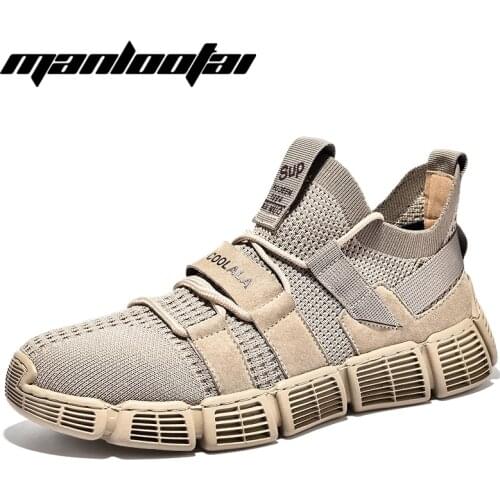 2021 Men Sneakers Running Shoes Fashion Lace-up Breathable Mesh Soft Trainers Zapatillas Sports Shoes Men Outdoor Walking Shoes