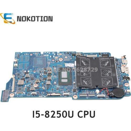 NOKOTION 8X87Y 08X87Y CN-08X87Y Mainboard for Dell Vostro 5370 Laptop motherboard i5-8250U CPU DDR4