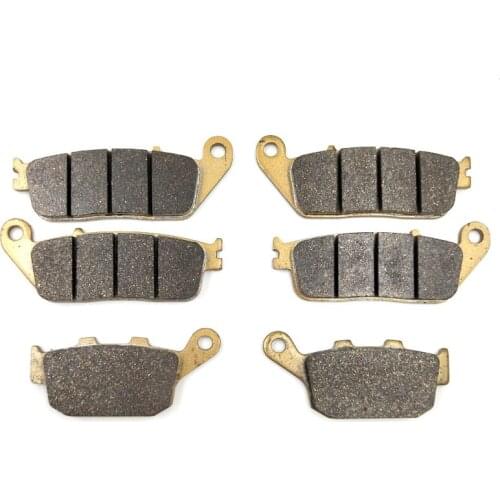 Motorcycle Front / Rear Brake Pads For Kawasaki KLE650 Versys650 ABS & Non ABS 2015 Z800E (Non ABS) 2013-2016
