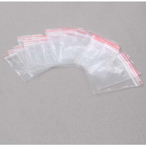 Zip lock seal PE bag 4*6cm button closure food package plastic bag 1000pieces a lot