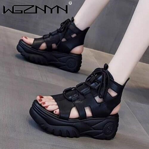 2021 Summer Woman Slides Cross-tied Flat Sandals Roman Beach Slippers Black Non-slip Flip Flops Outdoor Shoes Open Toe Shoes