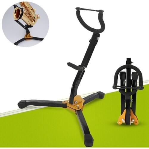 Foldable Alto Tenor Saxophone Stand Sax Tripod Holder Musical Instrument Accessories