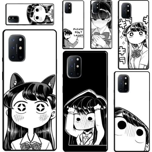 Funny Manga Chibi Komi Shouko Komi-san For Realme C3 C11 C15 C21 GT Neo Q3 6 7 8 Pro Phone Case For OnePlus 8 7 9 Pro Nord 7T 8T