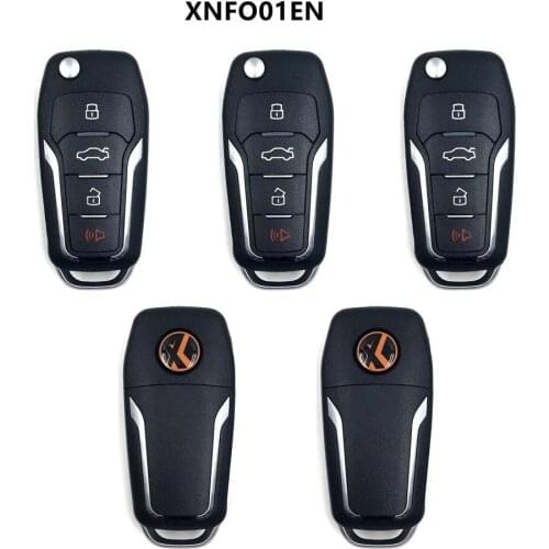 Xhorse Wireless Universal 4 Buttons Remote Car Keys for VVDI Key Tool MAX VVDI Mini VVDI2 Key Programmer XNFO01EN