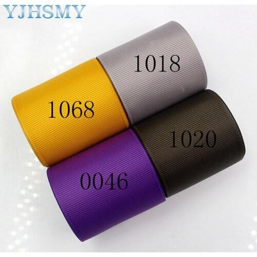 YJHSMY J-17803-L50MM,50 mm 5 Yards Solid color Printed grosgrain ribbons,Garment accessories DIY handmade hair accessories