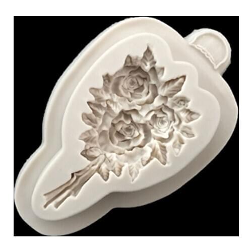 Bouquet modeling liquid silicone mold clay soft ceramic silicone tools