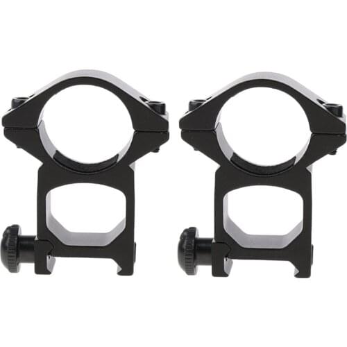 1" High Profile Scope Rings 20mm Weaver Dovetail Rail Mount Adapter 25.4mm