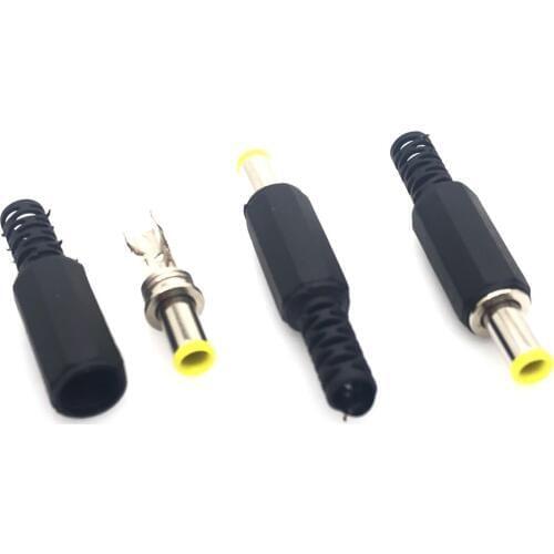 10pcs 5.0 * 3.0mm 5.0*3.0 DC Power Male Plug Jack Adapter Connector plug For Samsung RC420 R700 N140 N145 305V4A Series Laptops