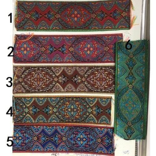 10yards/lots wide 5cm Woven Jacquard Ribbon Trims for curtain and clothing accessory LS-2776