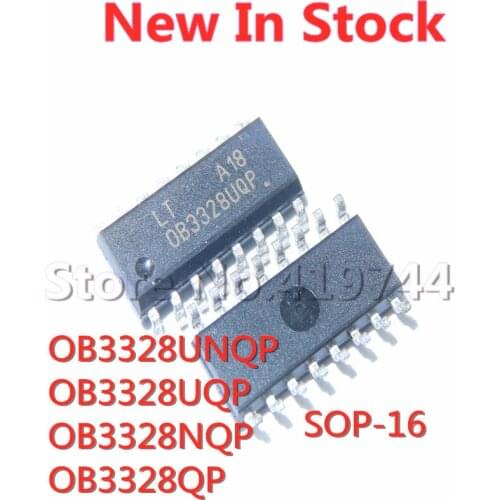 5PCS/LOT OB3328UQP OB3328NQP OB3328UNQP OB3328QP SOP-16 high efficiency control driver chip In Stock NEW original IC