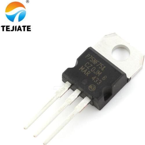 5PCS new transistor FETs for STP75NF75-220 P75NF75 To220 75NF75