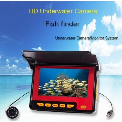 8 IR Infrared Lamp 1000TVL 4.3'' Monitor Underwater Ice Video Under Water Fishing Camera Kit Visual Video Fish Finder Fishcam