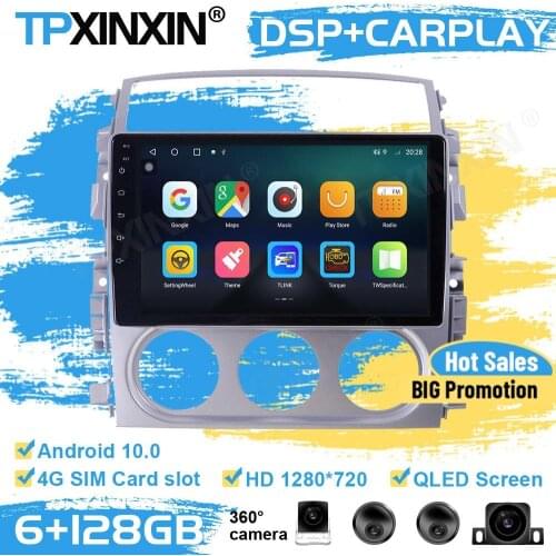 360 Cameras Car Radio 2 Din Stereo Receiver Android 10 For Suzuki Liana 2004 2005 2006 2007 2008 GPS Player Auto Audio Head Unit