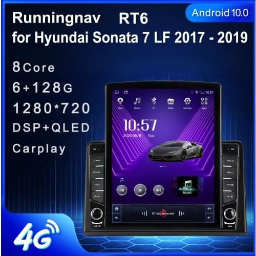9.7" Android 10.1 For Hyundai Sonata 7 LF 2017 2018 2019 Tesla Type Car Radio Multimedia Video Player Navigation GPS