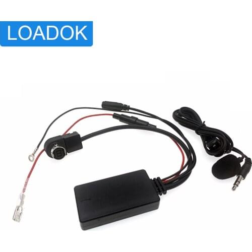Car Bluetooth Aux Cable Adapter For KCA-121B 9887 9855 105 117E Bluetooth Aux Adapter Ai-net Port for Alpine Radio