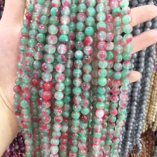 Natural stone beads 8mm Round Ball loose beads for Jewelry Making Necklace DIY Bracelets Accessories