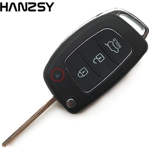 3 Buttons Remote Key Case For HYUNDAI Solaris i10 i30 i35 i40 IX45 Replacement Car Flip Folding key Cover shell blank Fob