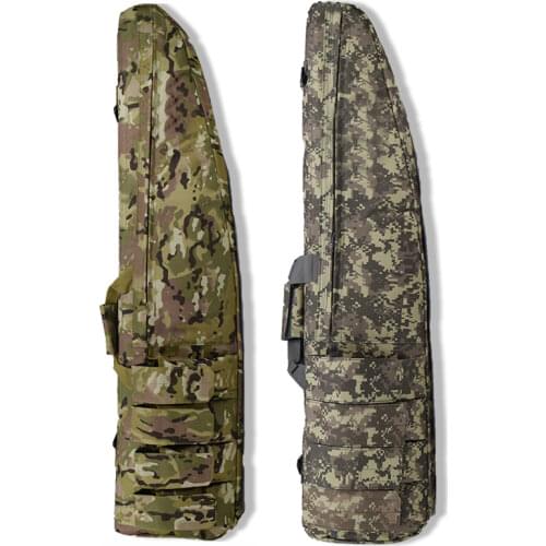 Military Airsoft Rifle Shot gun Bag Camo Scoped Rifle Case Bag Hunting Soft Padded Gun Carrying Storage Rifle Accessories