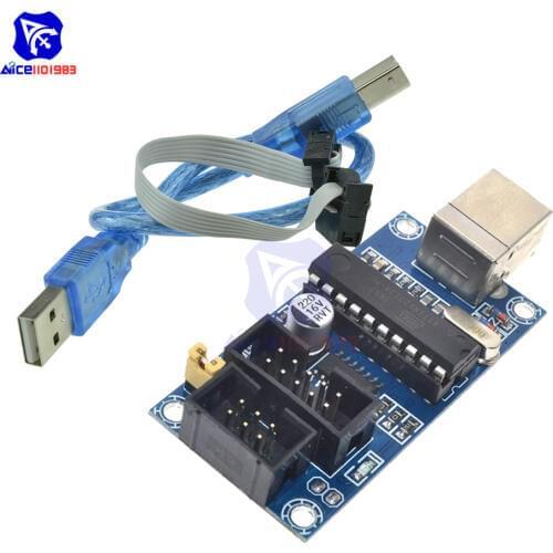 Diymore USBtinyISP USBTiny AVR ISP Programmer 6/10 Pin Bootloader for Arduino Meag2560 UNO R3
