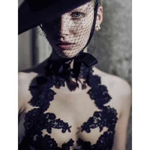 EFIOLY Product Thin Lace Embroidery Ladies Lingerie Set Sexy Pull-up Gather Bra Set See-through Underwear Set Lace Lingerie