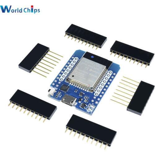 1 Set For Wemos MINI D1 ESP32 WiFi + Bluetooth For Wemos D1 Mini Esp8266 Module With Pins New Arrival In Stock