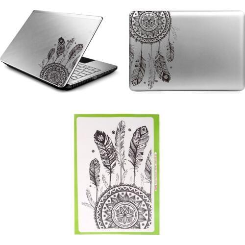 Dream Catcher Laptop Sticker For MacBook General Funny Black PVC Decorations Decal Sticker for Laptops Decor C26