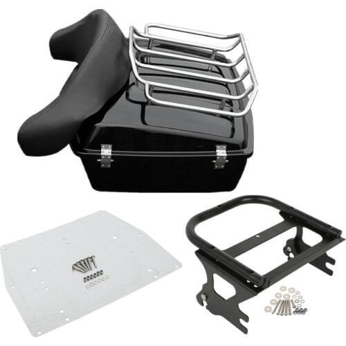 Motorcycle Chopped Pack Trunk Luggage Rack For Harley Tour Pak Touring Road King Street Glide Road Glide 1997-2008