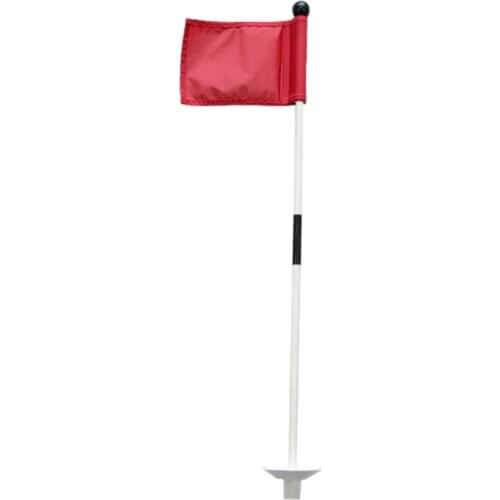 Golf Training Aids Professional Golf Flagstick Flag Portable Golf Accessories Backyard Stick Golf Hole Pole Cup Flags