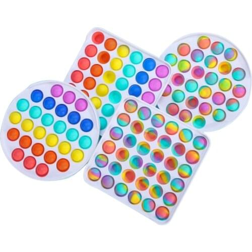 Push Pops Bubble Autism New Fidget Toys Special Needs Stress Reliever Helps Relieve Stress and Increase Focus Soft Squeeze Toy