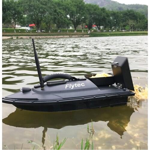 Flytec RC Boat Electric Fishing Bait Fish Finder 1.5KG 2Hours 500M Control distance5.4km/h Double Motor Toys Kit / RTR Version