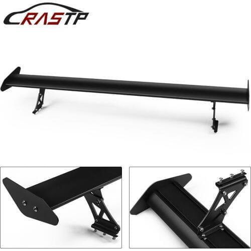 RASTP-New Arrived 53''135cm Universal Adjustable GT Car Rear Hatchback Bracket Spoiler Racing Wing RS-LTB122