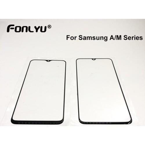 10Pcs For Samsung Galaxy A02 A52 A42 A72 A01 A11 to A71 M01 to M51 Touch Screen Front Glass Panel LCD Cracked Glass Replacement