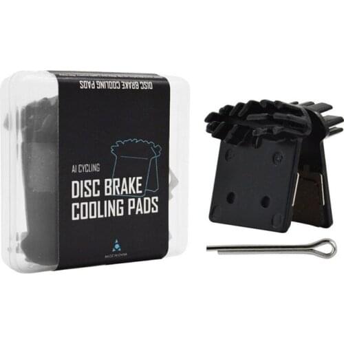 2pcs Bicycle Disc Brake To Make Film J02A-Resin Cooling Fin Ice Tech Disc Brake Pads Cooling Brakes Pads SLX Deore XT XTR BR-M78