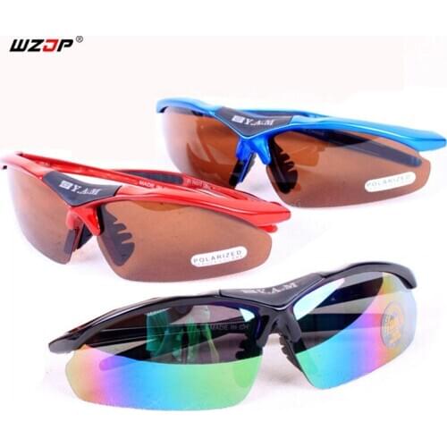 WZJP 5 Lens Suit 2 Frame UV400 Cycling Glasses Men Women Bicycle Goggles Sports Sunglasses Fishing Running Driving Bike Eyewear
