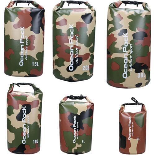 Outdoor Floating Boating Camping Water Resistant Waterproof Dry Bag SackPack River Trekking Bags 2L 5L 10L 15L 20L 30L