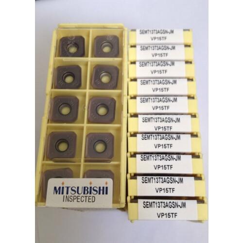 10PCS SEMT13T3AGSN-JM VP15TF Cemented carbide inserts CNC milling insert The lathe tool
